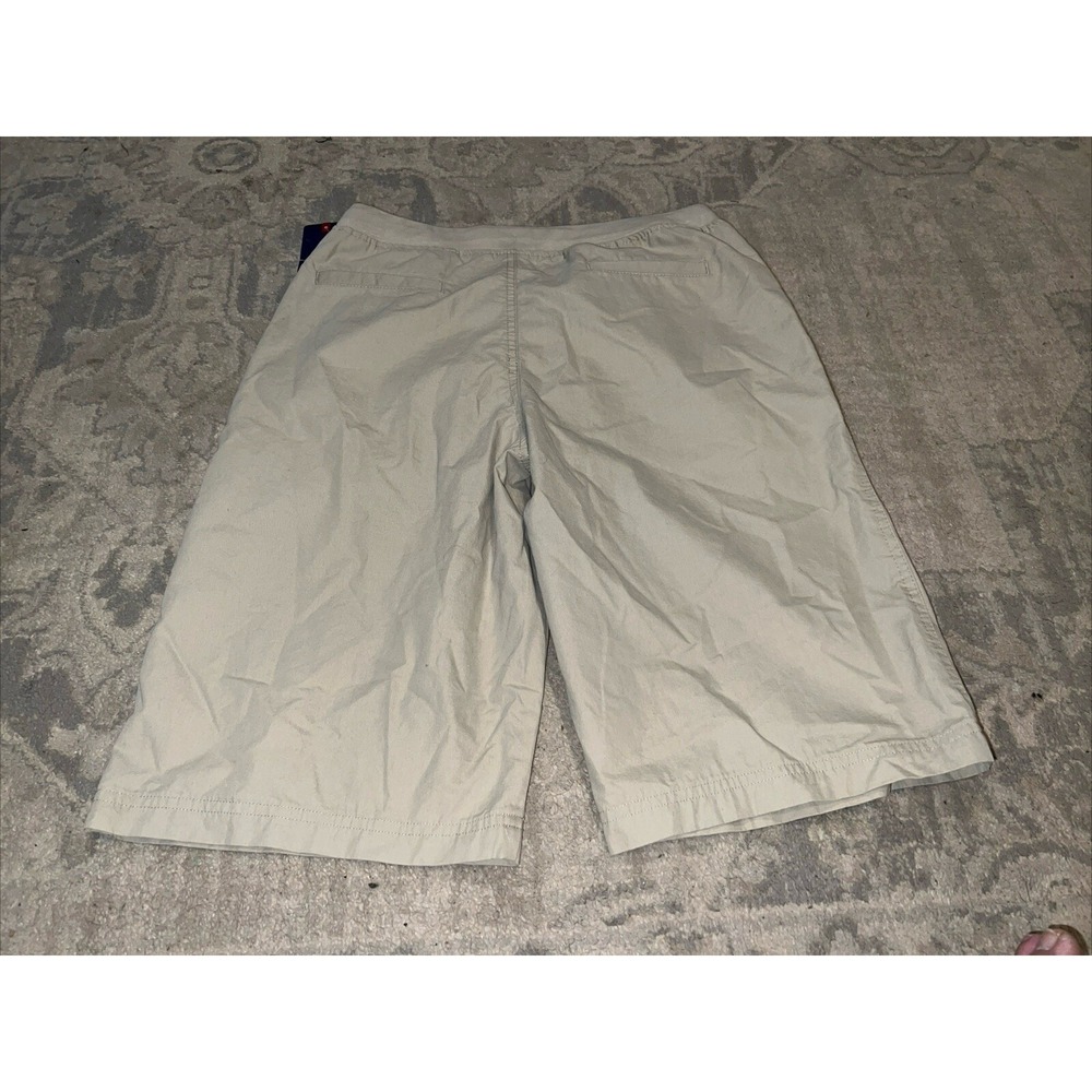 New IZOD boys Youth KHAKI Beige SCHOOL Uniform‎ Shorts  Sz XL 18-20 Pull On